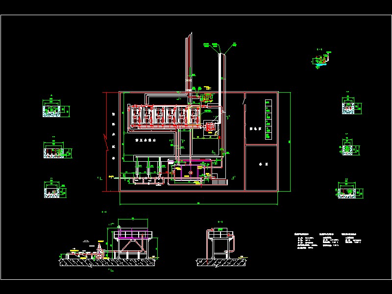 ܈�܇�g�߉�ˮ���[����ƽ��DCAD�D��