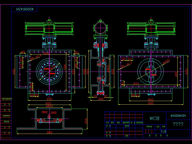 ����dn400�yCAD�D��