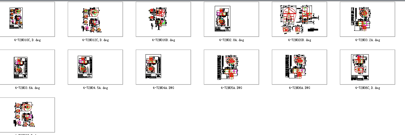 4һ72�L(f��ng)�Cϵ��CAD�D��