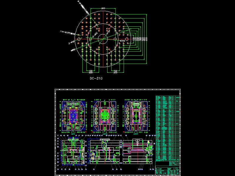 BOTTOM HOUUSING�pɫģ�߽M���DCAD�D��