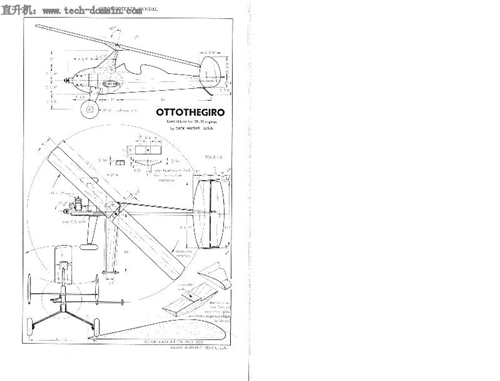 ����C�� Otto The Giro Gyrocopter Plans�w�Cģ�͈D��