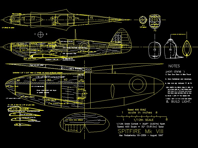 SpitfireMK8_dwg�w�Cģ�͈D��