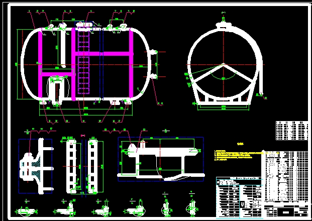 150m3�������Pʽ�A��CAD�D��