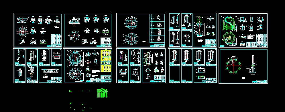 1000mҺ�����ȫ��ʩ���D��������DCAD�D��