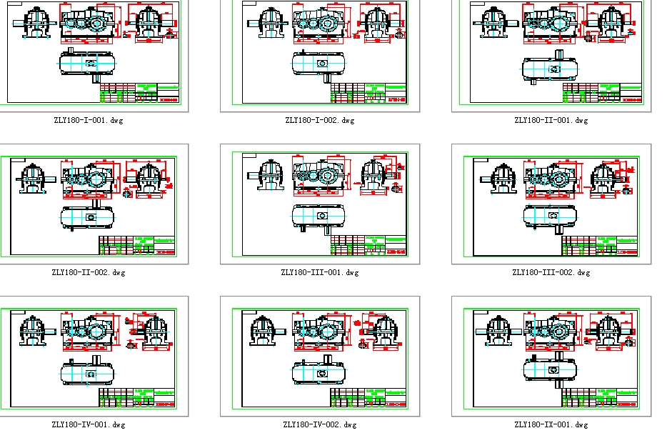 ZLY180һ200�p�ٙC(j��)���ΈDCAD�D��