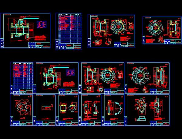 �ֱ������������y4Q41Fһ150һ300lbȫ��CAD�D��