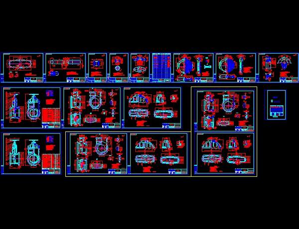 ܛ�ܷ��l�yZ45Xһ10_16 DN350ȫ��CAD�D��