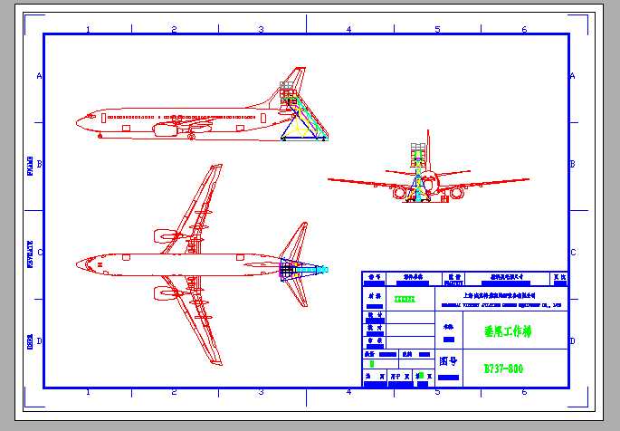 B737һ800��β������CAD�D��
