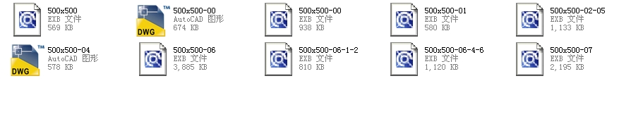 늄��ʽ�l�T500x500ȫ��CAD�D��