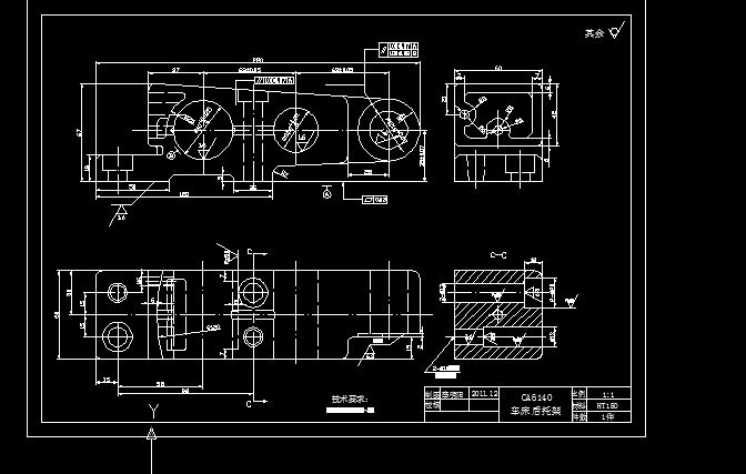 CA6140�C�����мܼӹ���ˇ���A���O(sh��)Ӌ