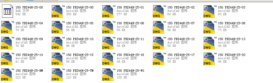 ƽ���l�y����2.5 350 PBZ44Hһ25ȫ��CAD�D��