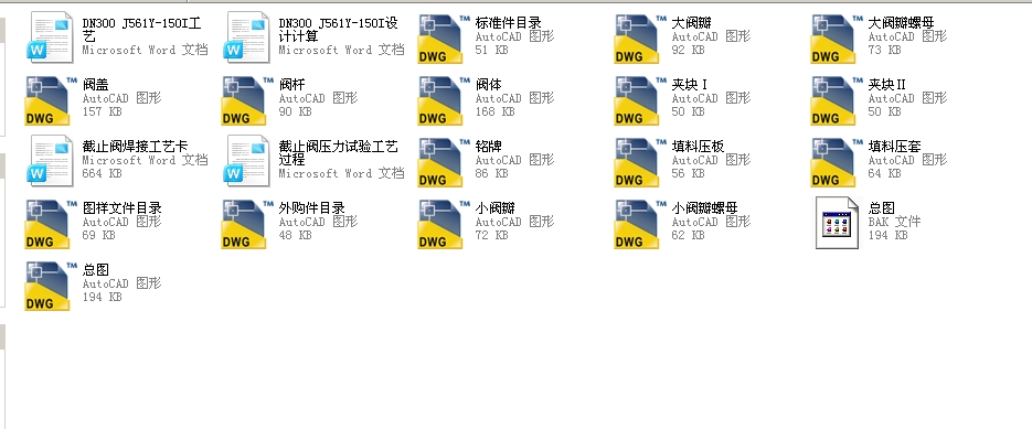 ��ͨ��ֹ�y������J561Yһ150 DN300(��ˇ��Ӌ��)ȫ��CAD�D��