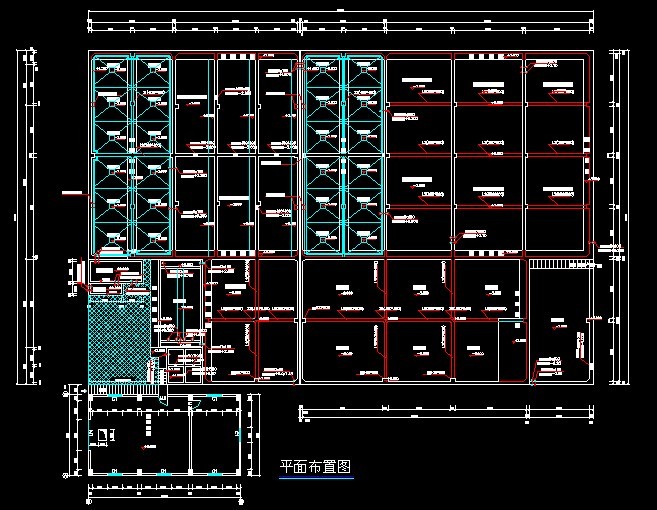 ��ˮ̎��Sƽ�沼�ÈDCAD�D��