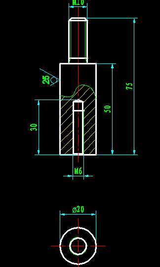 DGZZһ1֧�� ��������20 L=75 CAD�D��