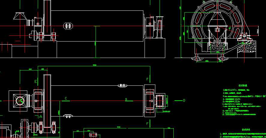 ��2.2m��ĥ�C���DCAD�D��