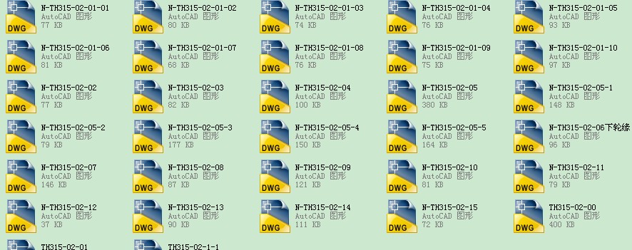 TH315�pͨ����ʽ�����C(j��)(ȫ��CAD�D)