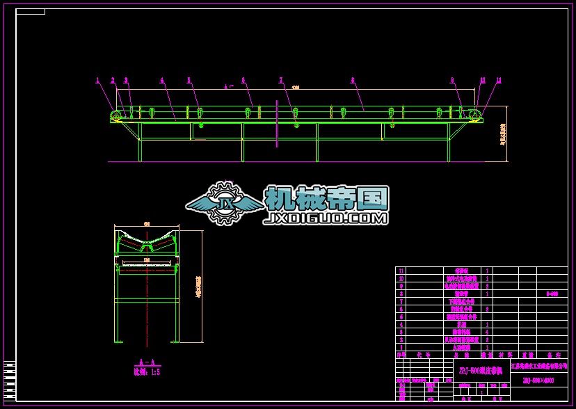 ZBJһ500��4000��Ƥ���C�b��DCAD�D��