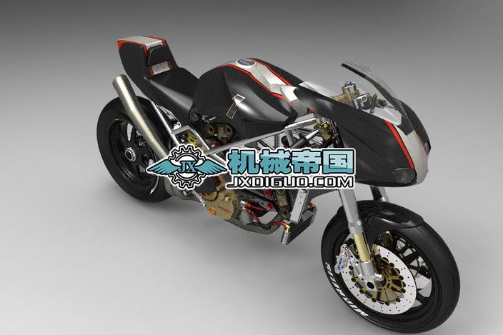 (STEP��ʽ)�W��˹��FG9700 Ħ��܇3Dģ��