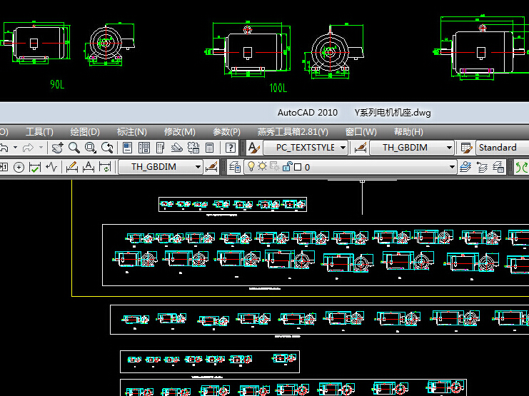 Yϵ��늙C���γߴ缰�C���ߴ�CAD�D��