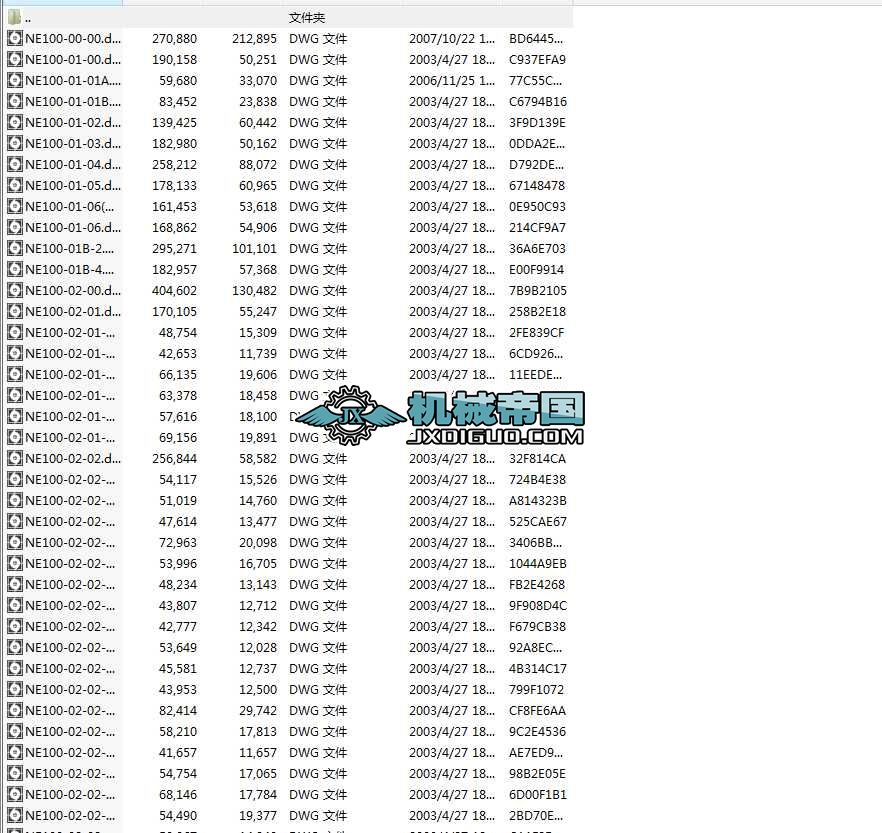 NE100��������C��dwg��ʽ145���D��