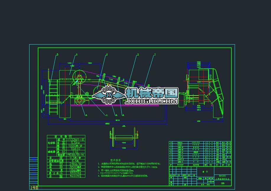 B=1200��ͨ����ж��܇CAD���D