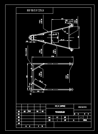 0.5t���Ƅ����ؼܿ��D��dwg��exb�ɷN��ʽ��һ���D