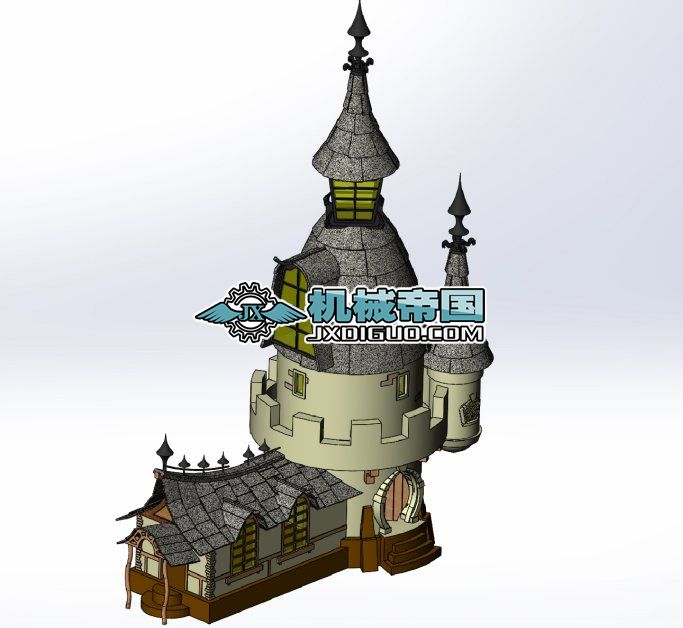 ͯԒ��ĳǱ�С��ģ��3D�D�� Solidworks�OӋ ��STEP