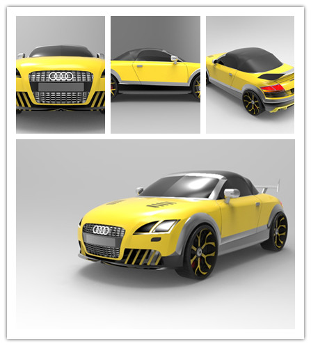 AudiһTT�W����܇ģ��3D�D�� STP��ʽ