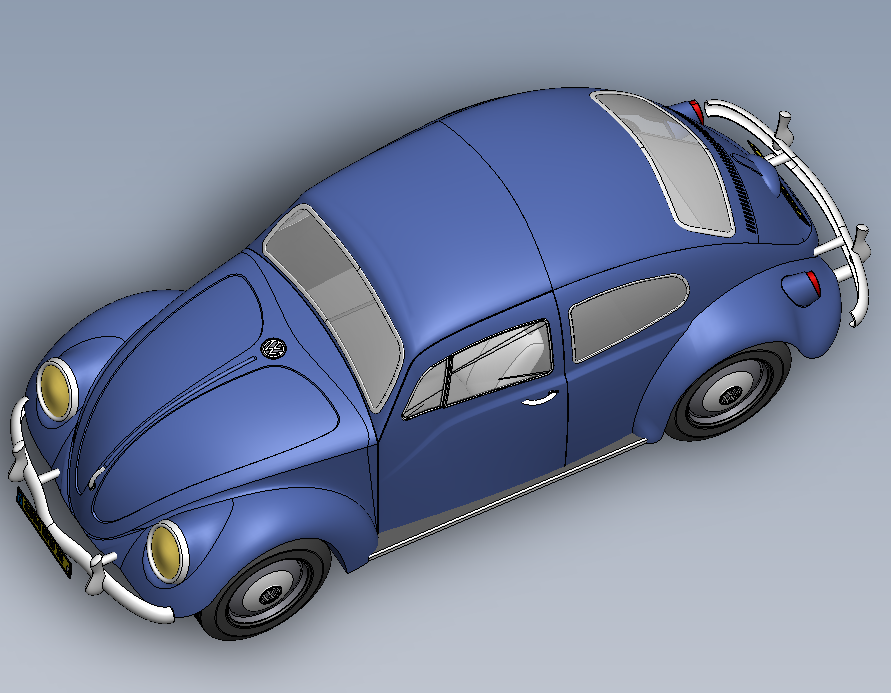 �󱊼ך��xVW beetle��܇ģ��3D�D��