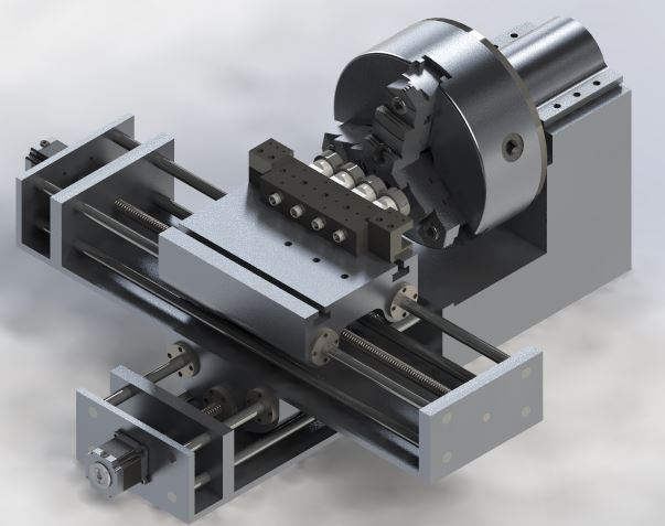 �_ʽС�͔�(sh��)��܇��CNC�ӹ��C��ģ�M3D�D�� Solidworks�O(sh��)Ӌ