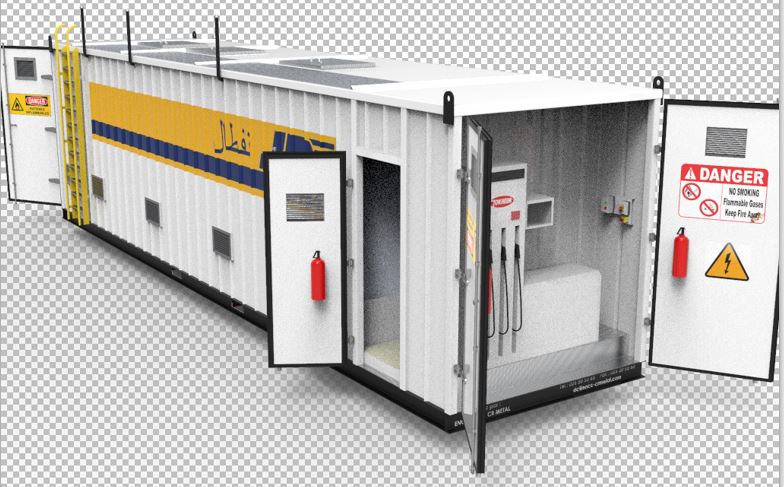 40ft4�Ƅ�ʽȼ�ϼ��b��վ3D��ģ�D�� STEP��ʽ