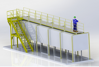 ���S䓽Y(ji��)��(g��u)����ƽ�_3D��(sh��)ģ�D�� Solidworks�O(sh��)Ӌ