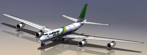 ����747һ8����Ů���w�Cģ��3D�D�� Solidworks�OӋ