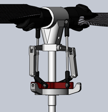 Trex 500 RC�b��ֱ���C�����Y��3D�D�� Solidworks�OӋ ��STEP