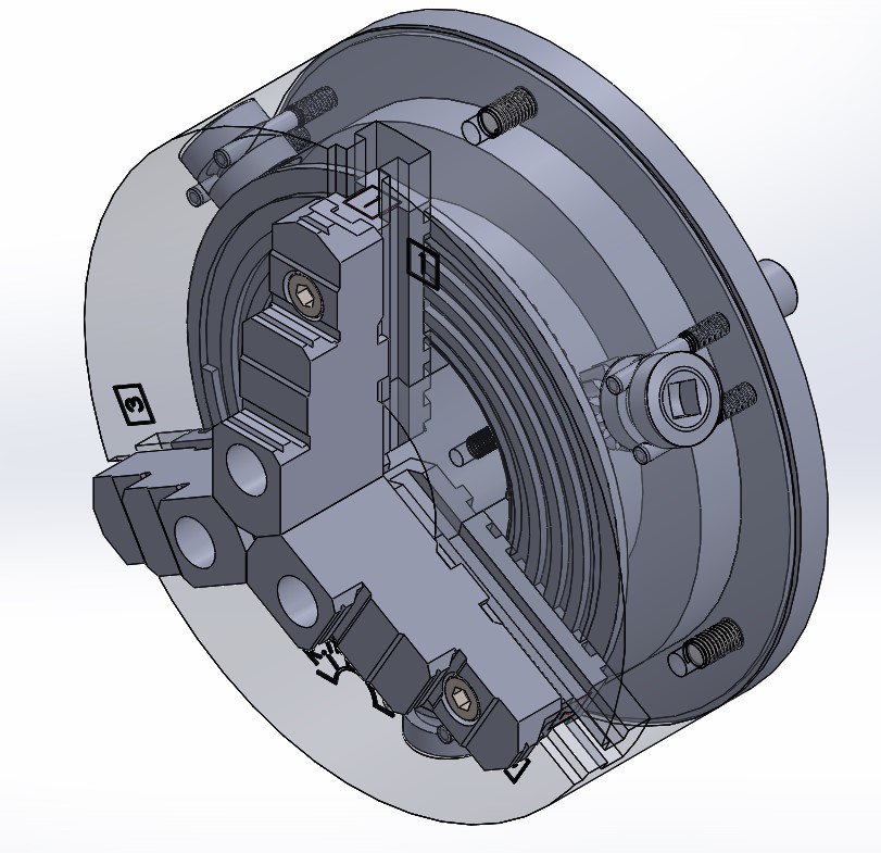200mm܇����צ���Pģ��3D�D�� Solidworks�OӋ