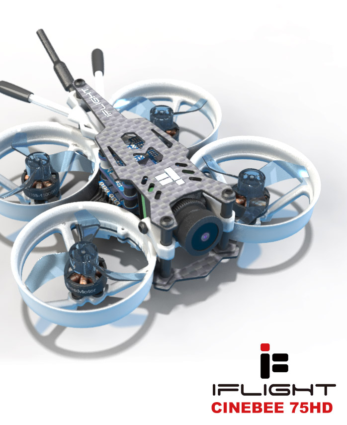 IFLIGHT Cinebee 75HD���S�w�����o�˙C3D�D�� Solidworks�O(sh��)Ӌ