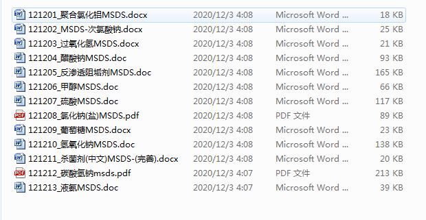 ��ˮ̎������ˎ����MSDSģ�塾ˮ̎���^�졿