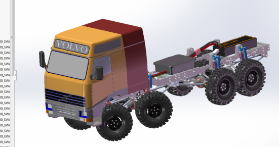 Yota axle 8x8�b��ģ�Ϳ�܇3D�D�� x_b step��ʽ