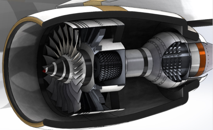 A380�w�C���հl(f��)�әC���溆��ģ��3D�D�� Solidworks�OӋ