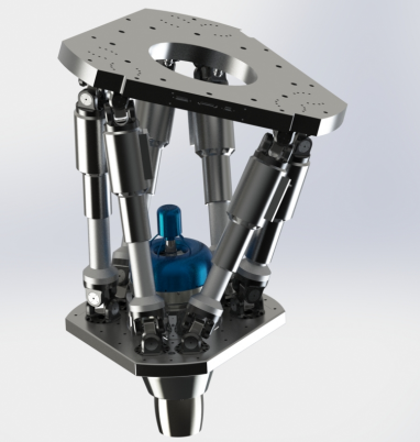 HEXAPOD���S��(li��n)�C(j��)����3D��(sh��)ģ�D�� Solidworks�O(sh��)Ӌ(j��)