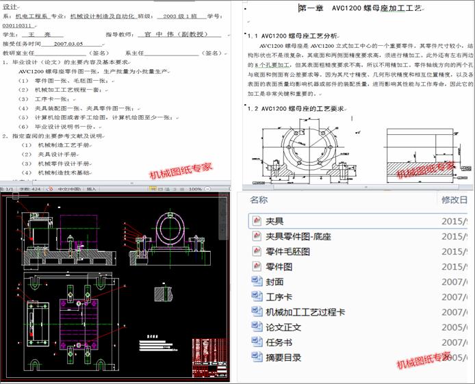 AVC1200��ĸ���ęCе�ӹ���ˇ���M�׊A���OӋ