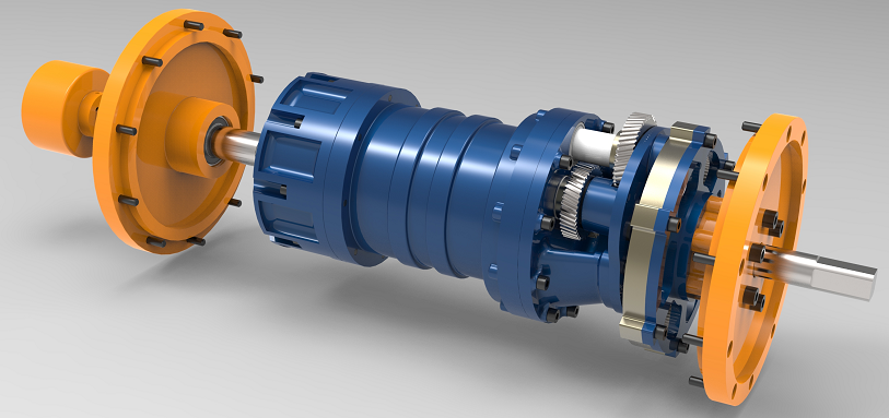 Drum motor늄ӝLͲ3D��ģ�D�� STEP��ʽ