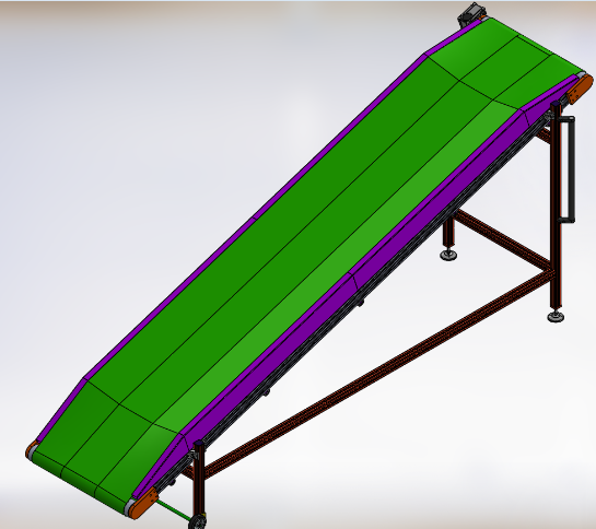 40x80�ͲĿ�܃AбƤ��ݔ�͙C(j��)3D��(sh��)ģ�D�� STEP��ʽ