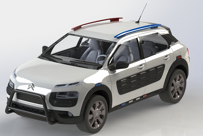  ѩ�F��C4 SUV��܇ģ��3D�D�� igs��ʽ