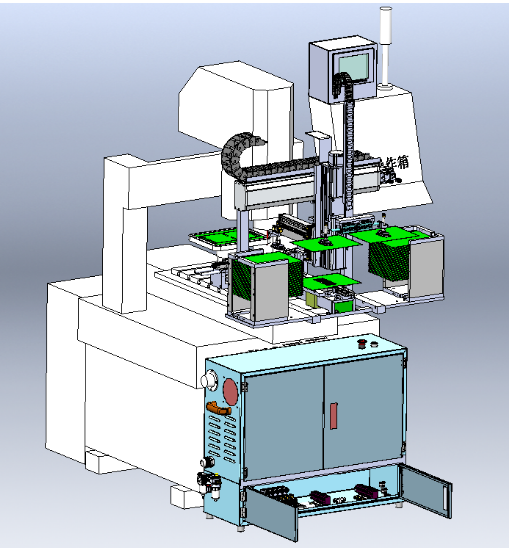 �֙C��Ļ�ӹ�3��7�粣���Ԅӹ���ϵ�y(t��ng)3D��(sh��)ģ�D�� Solidworks�OӋ