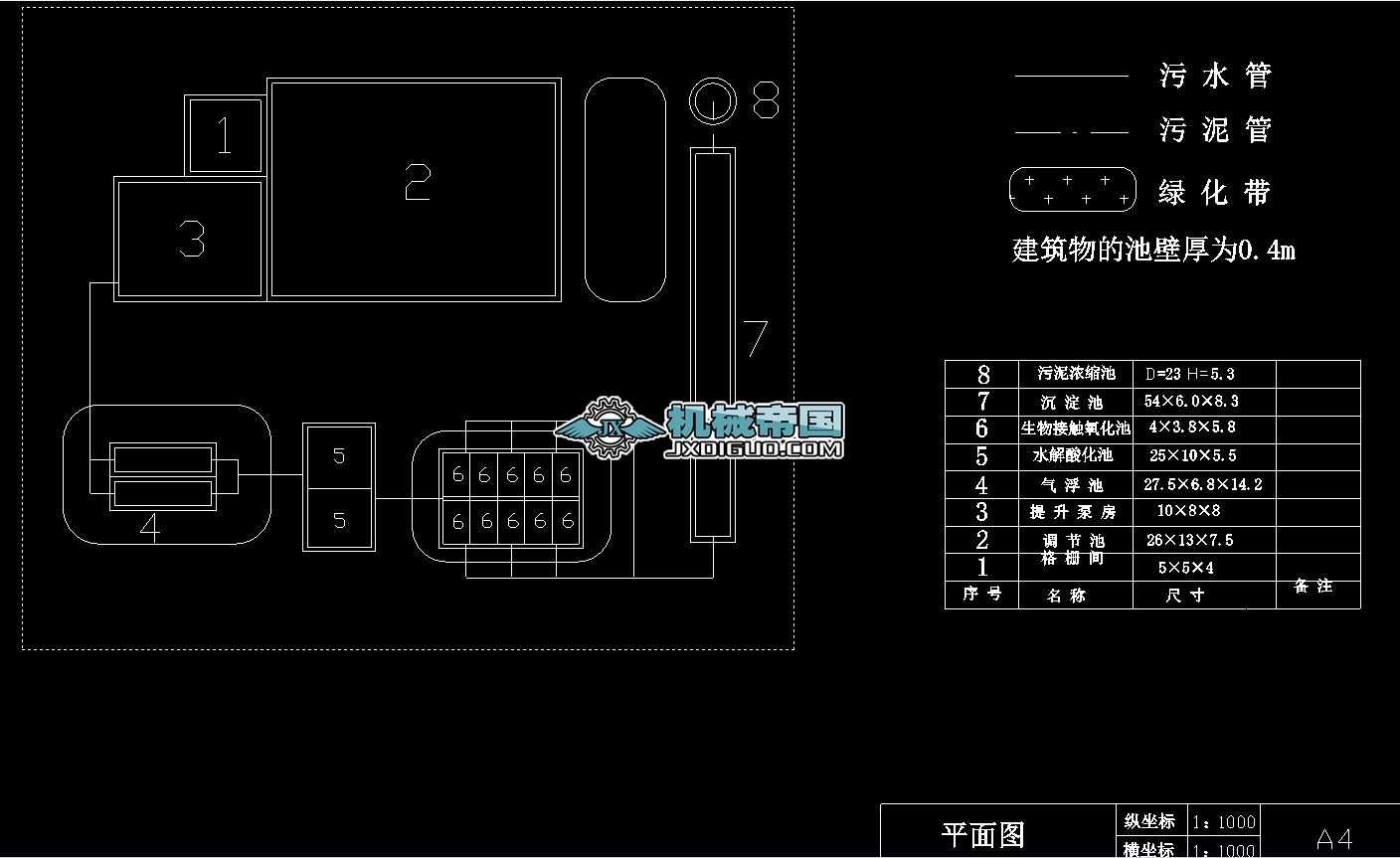 �켈�Uˮ��̎��CADƽ��D1