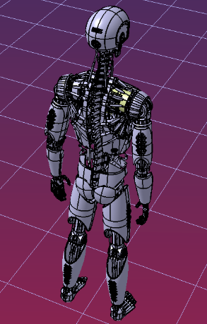 Humanoid Robot���ΙC����2.0�OӋ�D��3Dģ�� STP��ʽ