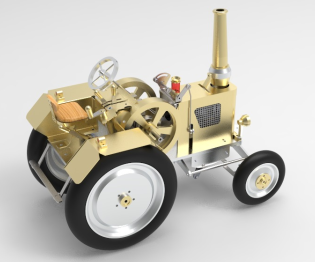 LANZ BULLDOGģ�������C3D��ģ�D�� Solidworks�OӋ �����̈D