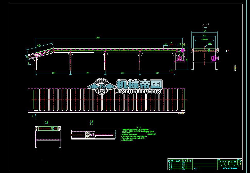 B=650 L=5000 �p��Ƥ��ݔ�͙C(j��)CAD�D