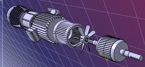 AC Electric Motor����늄әC��ը�Dģ��3D�D�� CATIA�OӋ